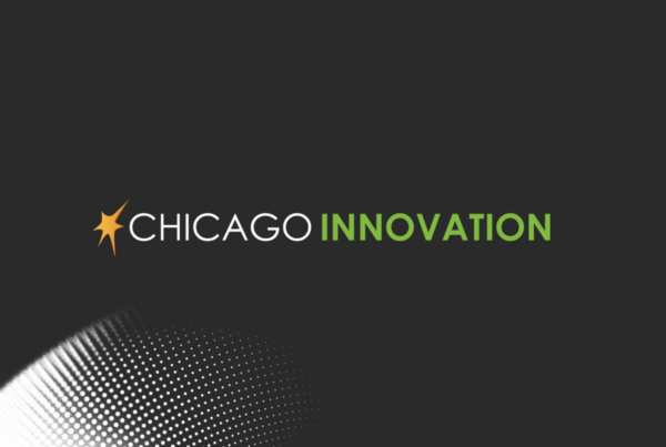 Cylinder Health leadership accepting Chicago Innovation Award for digital digestive health